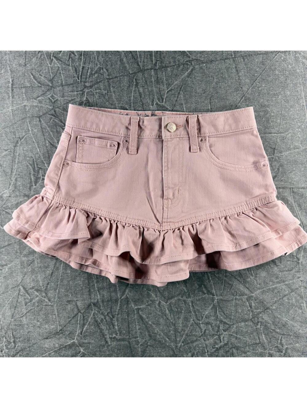 Gap Skirt Kid's 10 Pink x LoveShackFancy Denim